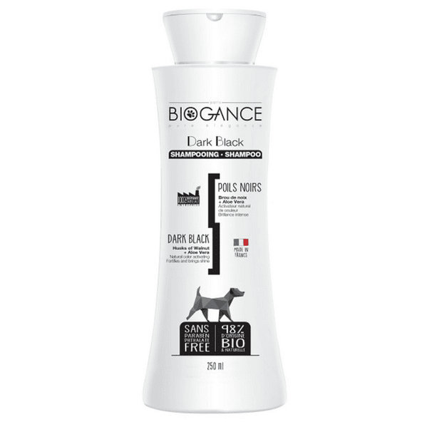 BIOGANCE Dark Black šampón pre psy a mačky na tmavé a čierne farby srsti  250ml