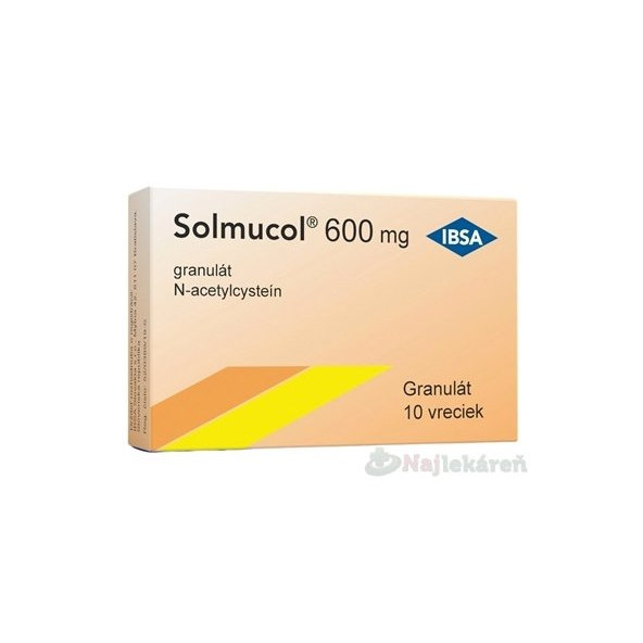 Solmucol 600 mg 10ks