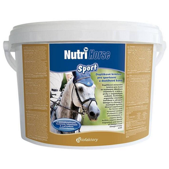 Nutri Horse Sport kŕmna prísada biologicky účinných látok pre kone 5kg