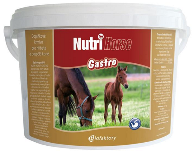 E-shop Nutri Horse Gastro prírodné dietetikum pre žriebätá a dospelé kone 2,5kg