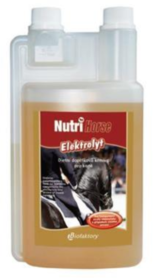 E-shop Nutri Horse Elektrolyt pri nadmernom potení pre kone 1000ml