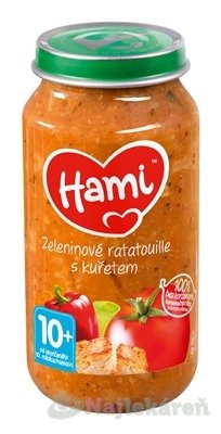 E-shop Hami príkrm zeleninové ratatouille s kuraťom 250g