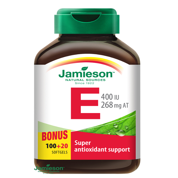 E-shop Jamieson Vitamín E 400 IU 120 kapsúl