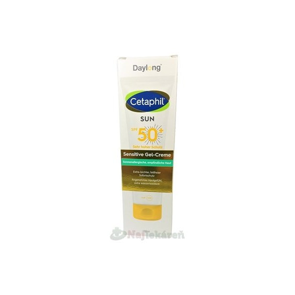 Daylong Cetaphil SUN Sensitive Gel-Creme SPF 50+ gél-krém s ochranným faktorom 100 ml