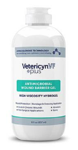 Vetericyn VF antimicrobial wound barrier gel na rany pre psy a mačky 237ml