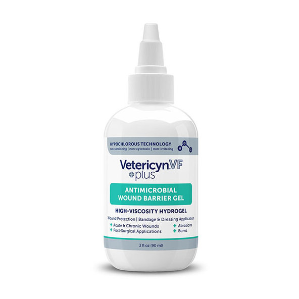 Vetericyn VF antimicrobial wound barrier gel na rany pre psy a mačky 90ml
