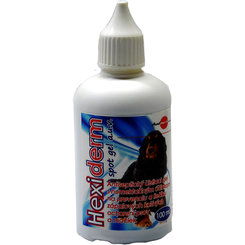 Hexiderm spot gel antiseptický gél určený na preventívne ošetrenie kože psov a mačiek 100ml