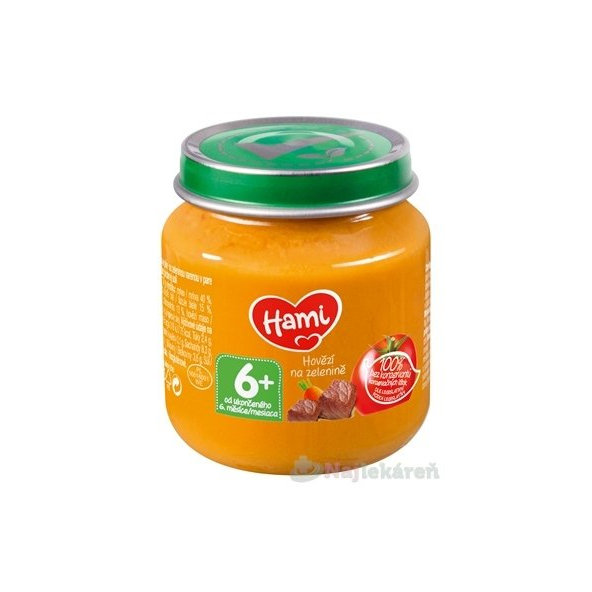 Hami príkrm hovädzie mäso na zelenine 125g