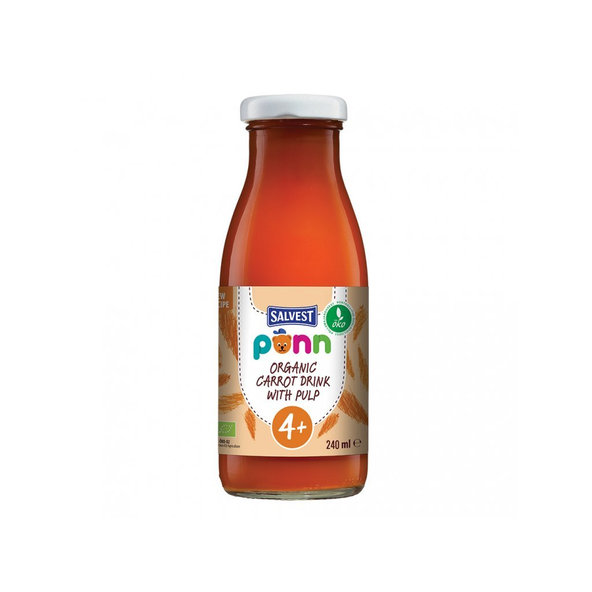 SALVEST Põnn BIO Šťava mrkvová s dužinou 240ml