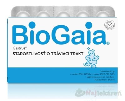 E-shop BioGaia Gastrus 30 tabliet