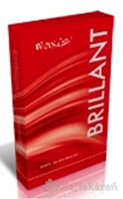 MAXIS BRILLANT PANČUCHOVÉ NOHAVICE DÁMSKE veľkosť 3, (II.KT), krátke, so špicou, bronz, 1 ks