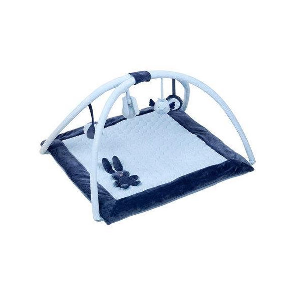 NATTOU Deka na hranie zajačik Lapidou blue