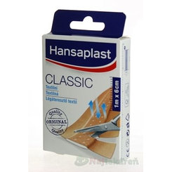 Hansaplast CLASSIC náplasť textilná (6cmx1m) 1ks