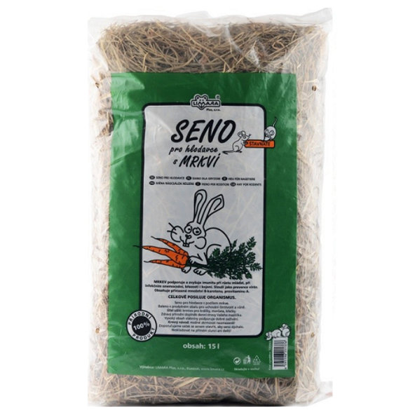 LIMARA seno s mrkvou pre hlodavce 15L