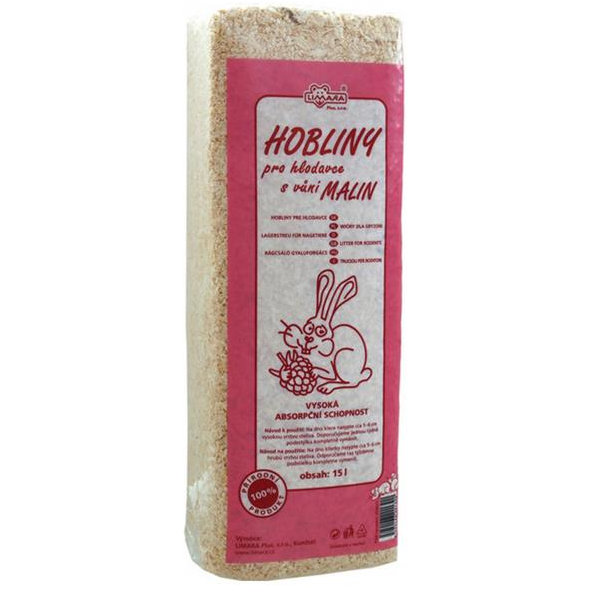 LIMARA podstielka pre hlodavce, hobliny malina 15L (0,50kg)