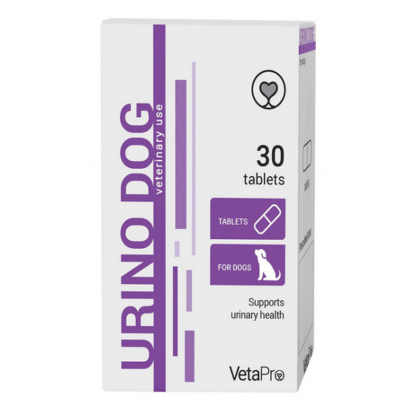 VetaPro UrinoDog doplnok pre psy s infekciami dolných močových ciest 30tbl