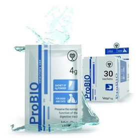 VetaPro ProBio prírodné probiotiká pre psy a mačky 4g x 30 sáčkov