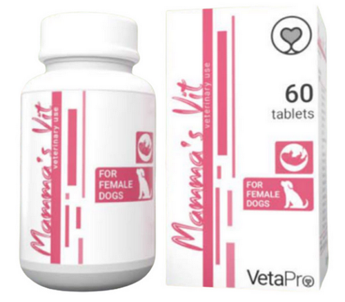 E-shop VetaPro Mamma’s Vit výživový doplnok pre fenky počas gravidity a dojčenia šteniat 60tbl