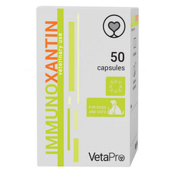 VetaPro ImmunoXantin výživový doplnok na posilnenie imunity pre psy a mačky 50cps