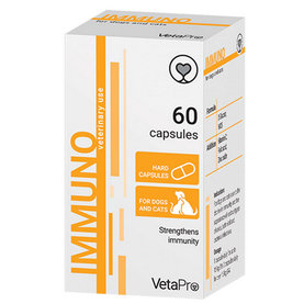 VetaPro Immuno výživový doplnok na posilnenie imunity pre psy a mačky 60cps