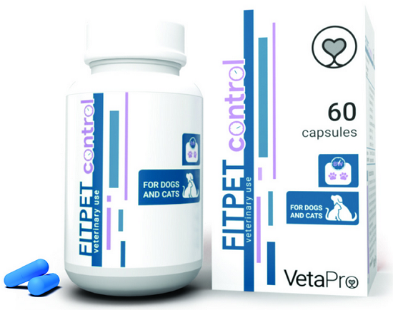 E-shop VetaPro Fitpet Control výživový doplnok na zníženie hmotnosti psov a mačiek 60cps