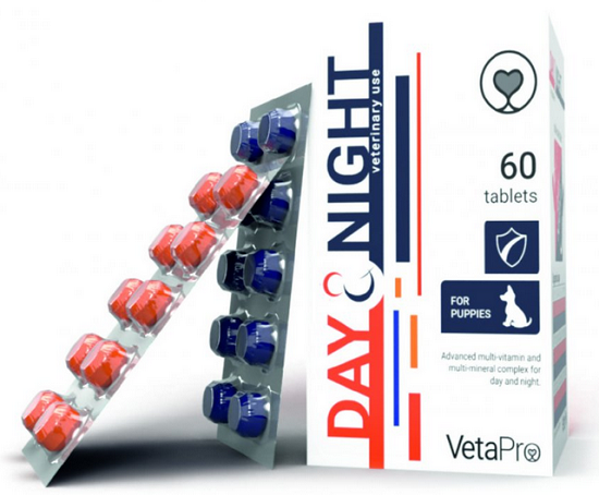 E-shop VetaPro Day & Night výživový doplnok pre šteniatka (<1 rok) 60tbl