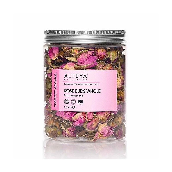 Prírodné vysušené Ružové púčiky Alteya Organics 40 g