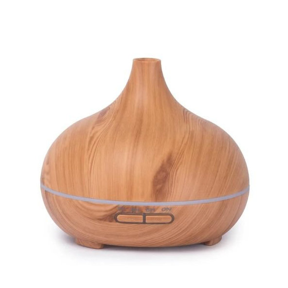 Aroma difuzér pre esenciálne oleje drevený Bioruža 300ml