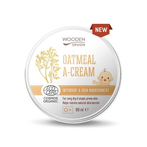 Upokojujúci krém z ovsených vločiek Wooden Spoon 100ml