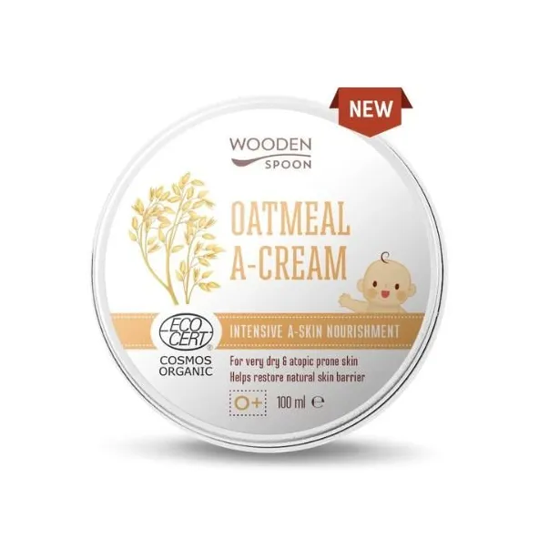 Upokojujúci krém z ovsených vločiek Wooden Spoon 100ml