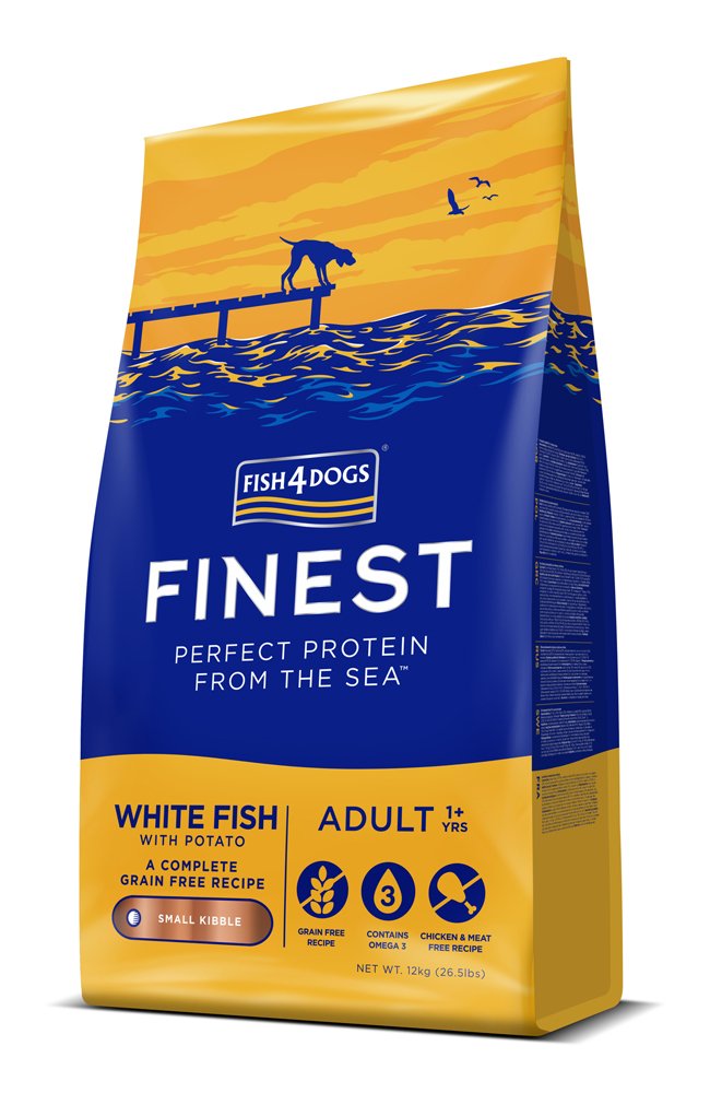 E-shop FISH4DOGS Granule malé pre dospelých psov Finest biela ryba so zemiakmi 12kg, 1+