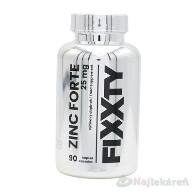 Fixxty Zinc Forte 25 mg 90 kapsúl