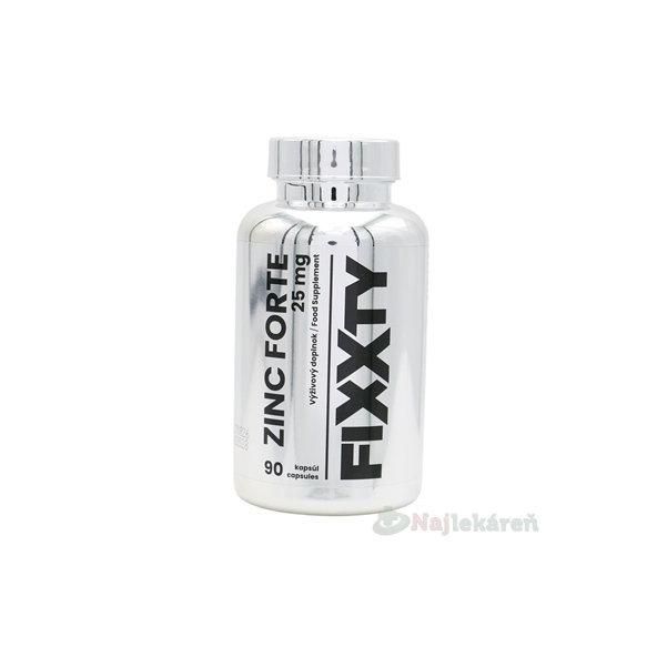 Fixxty Zinc Forte 25 mg 90 kapsúl