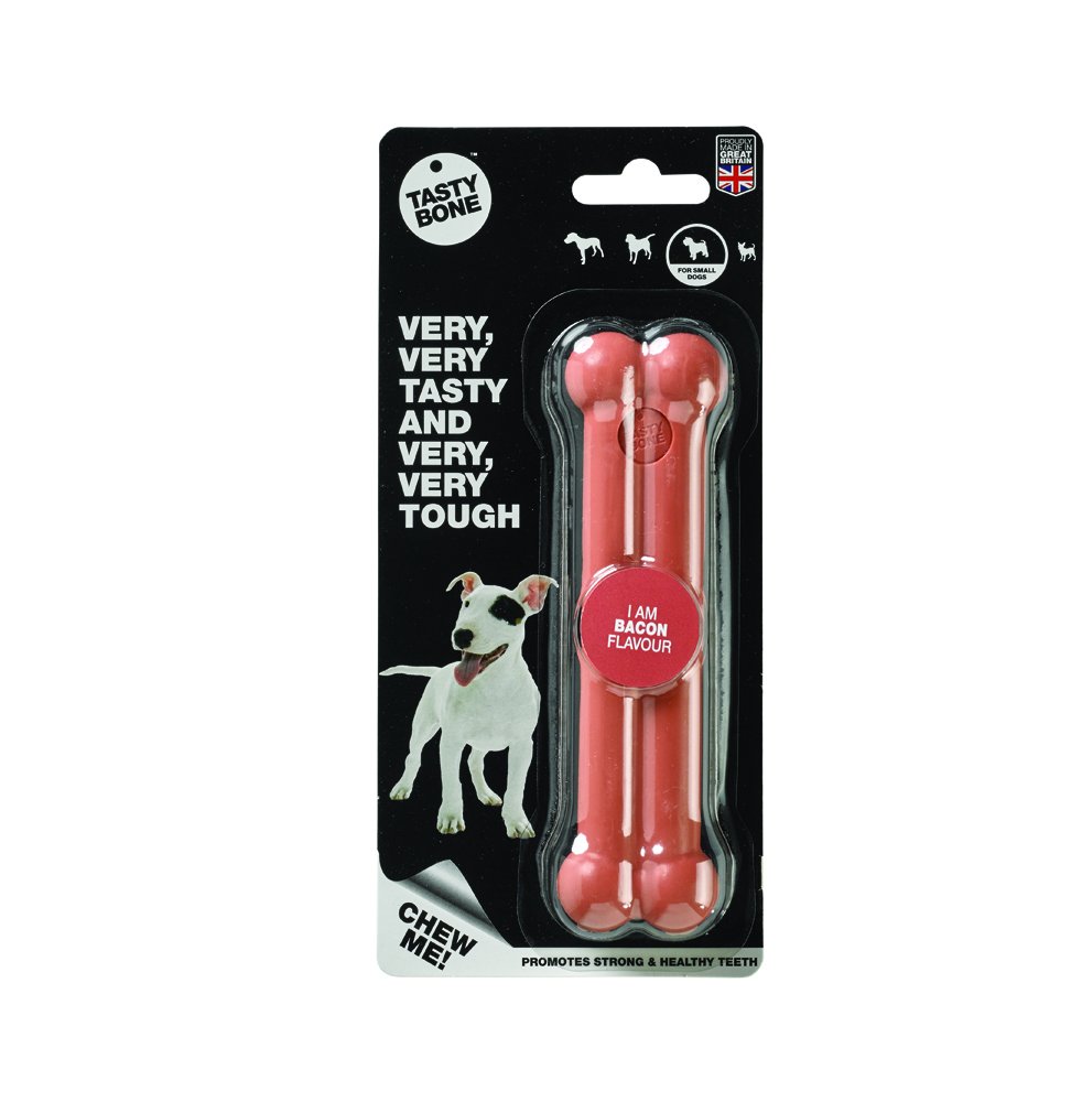 E-shop TASTY BONE Kostička nylonová pre malých psov - Slanina