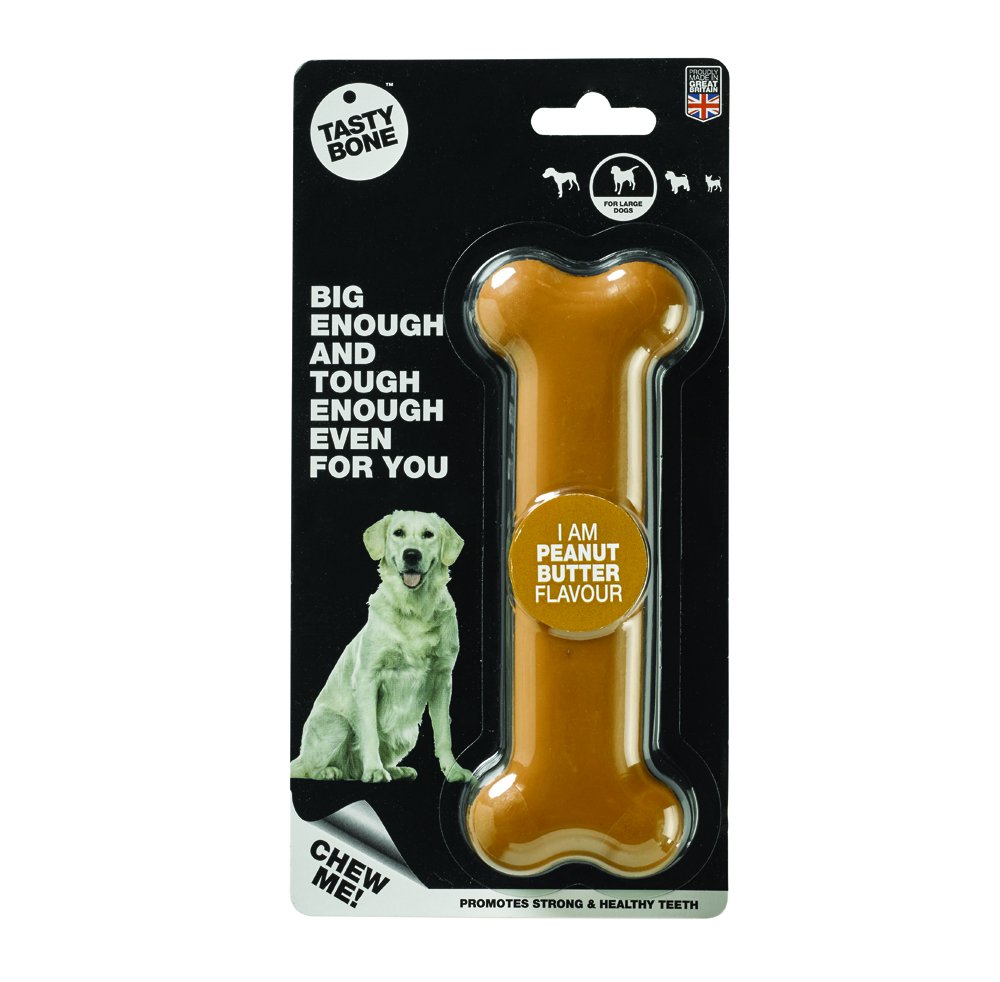 E-shop TASTY BONE Kostička nylonová pre veľkých psov - Arašidové maslo