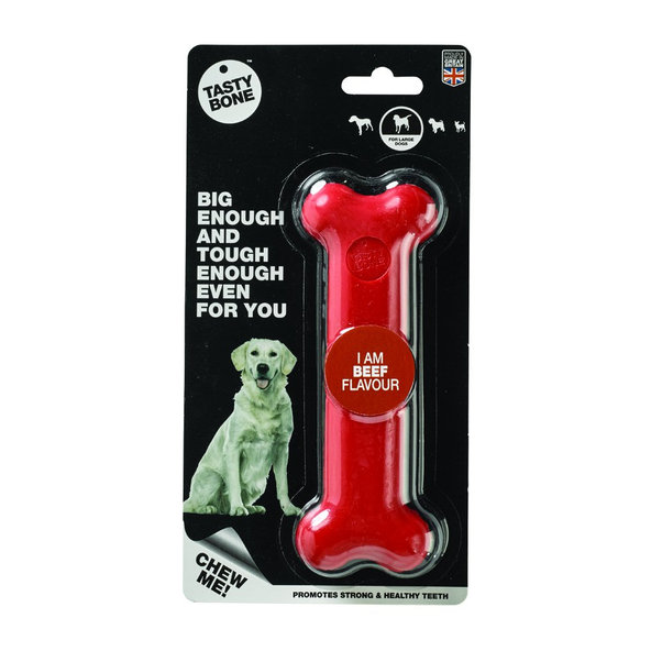 TASTY BONE Kostička nylonová pre veľkých psov - Hovädzie mäso