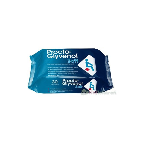 Procto-Glyvenol Soft vlhčené obrúsky 30 ks