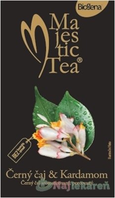 E-shop Majestic Tea Čierny čaj & Kardamóm, 20x1,5 g