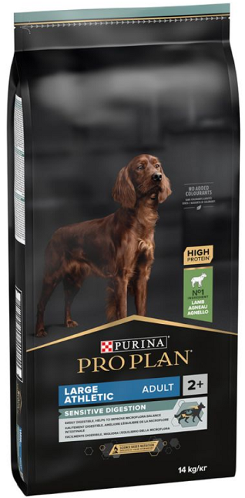 E-shop ProPlan MO Dog Opti Digest Adult Large Athletic Sensitive digestion jahňa granule pre psy 14kg