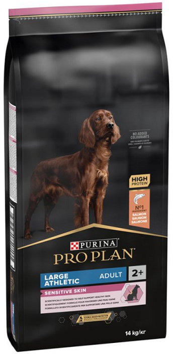 E-shop ProPlan MO Dog Opti Health Adult Large Athletic Sensitive Skin losos granule pre psy 14kg