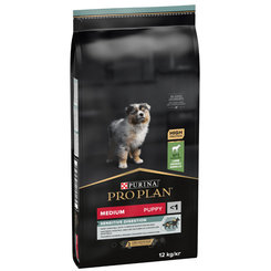 ProPlan MO Dog Opti Digest Puppy Medium Sensitive Digestion jahňa granule pre psy 12kg