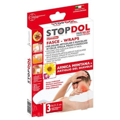 E-shop STOPDOL Náplasti proti bolesti 8 x 21,5cm 3ks