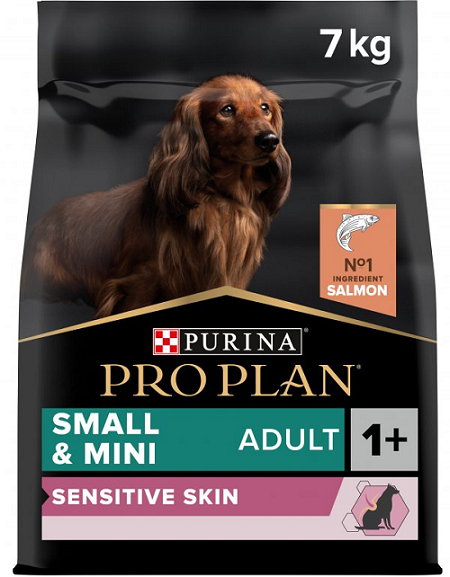 E-shop ProPlan MO Dog Opti Derma Adult Small&Mini Sensitive Skin losos granule pre psy 7kg