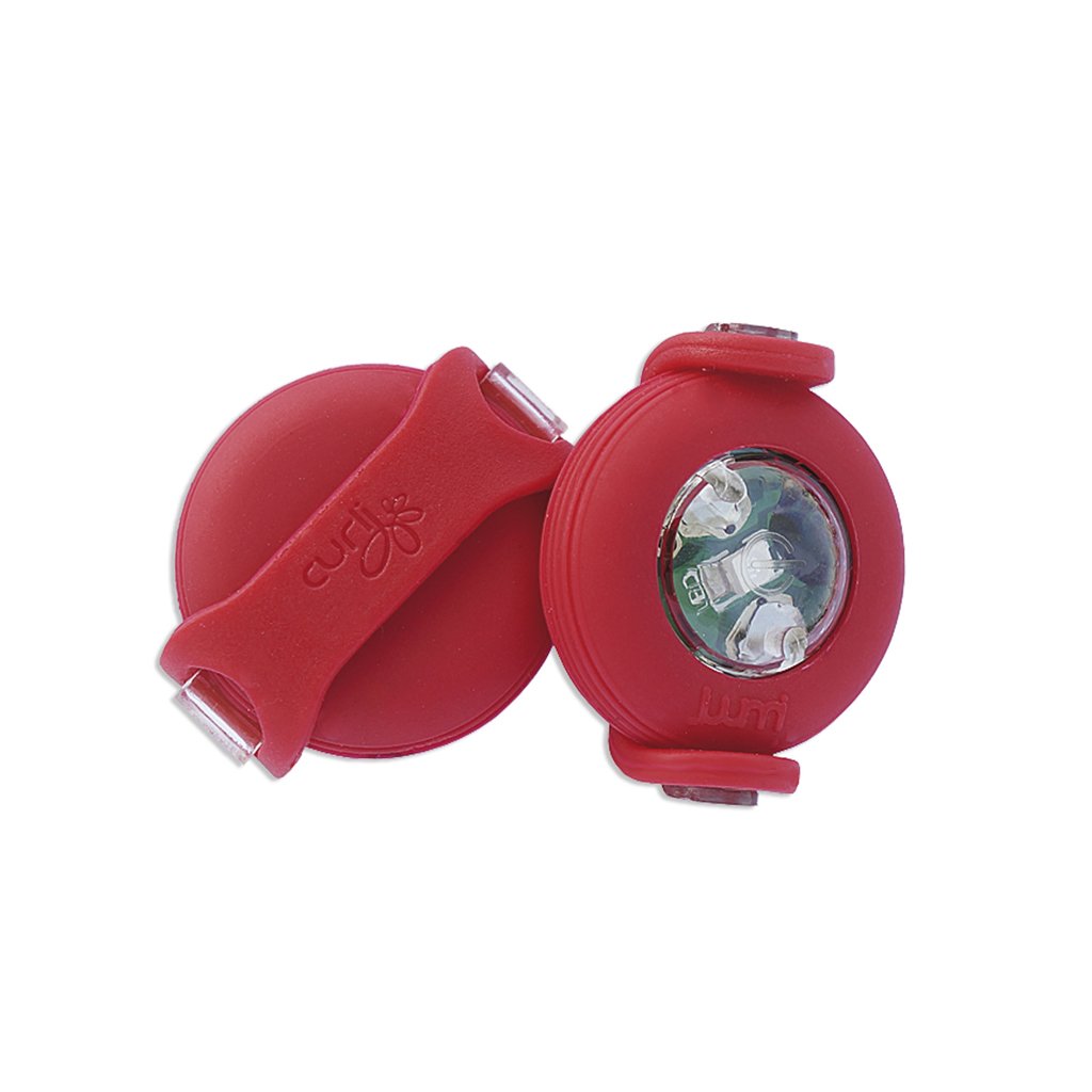 E-shop CURLI Luumi LED bezpečnostné svetielko na obojok RED