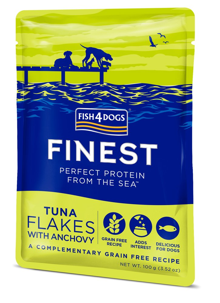 E-shop FISH4DOGS Kapsička pre psov Finest tuniakové kúsky s ančovičkami 100g