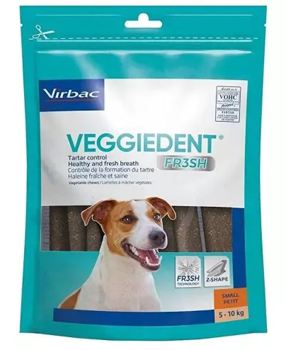 E-shop CET Veggiedent Fresh S enzymatické žuvacie plátky pre psy 15ks (psy do 10kg)