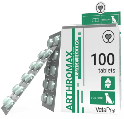E-shop VetaPro Arthromax Large Breeds kĺbová výživa pre psy 100tbl
