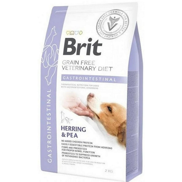 Brit Veterinary Diets GF dog Gastrointestinal-Low fat granule pre psy 2kg
