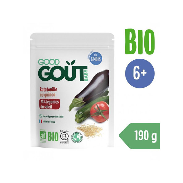 GOOD GOUT BIO Ratatouille s quinou 190 g