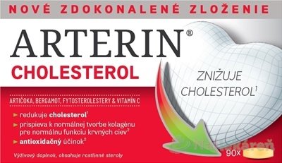 E-shop ARTERIN CHOLESTEROL na zníženie cholesterolu v krvi 90 tabliet